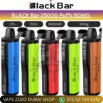 BLACK Bar 25000 Puffs 50MG Disposable Vape In Dubai