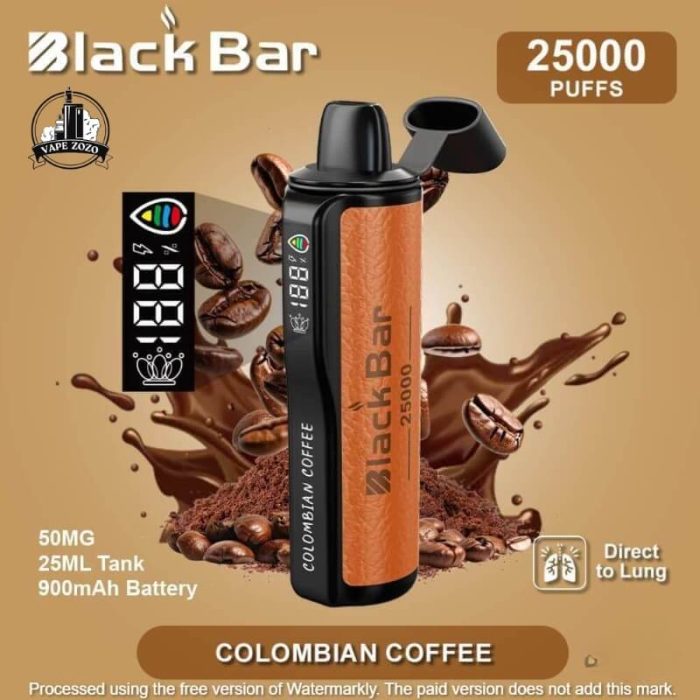 Black Bar 25000 Puffs 50MG Disposable Vape – Buy in Dubai