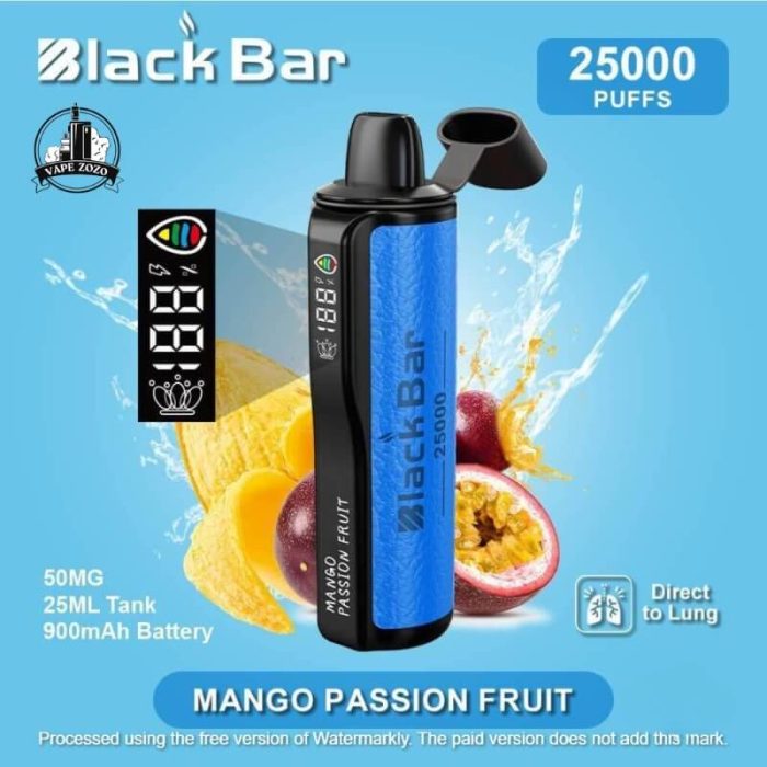 Black Bar 25000 Puffs 50MG Disposable Vape – Buy in Dubai