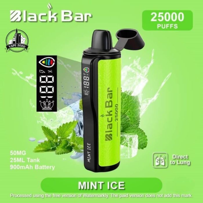 Black Bar 25000 Puffs 50MG Disposable Vape – Buy in Dubai