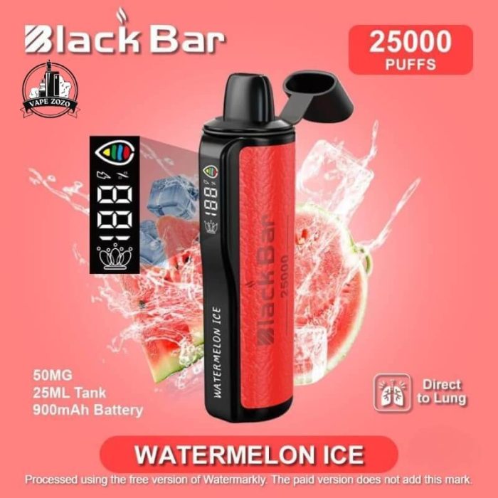 Black Bar 25000 Puffs 50MG Disposable Vape – Buy in Dubai