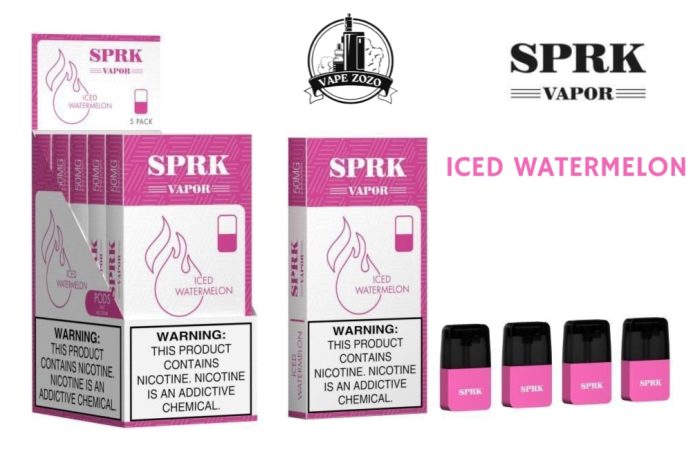 SPRK VAPOR POD CARTRIDGE IN DUBAI ICED WATERMELON