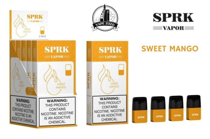 SPRK VAPOR POD CARTRIDGE IN DUBAI SWEET MANGO