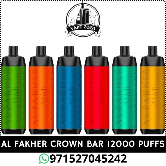 AL FAKHER Crown Bar 12000 Puffs 5MG Disposable Vape in Dubai