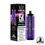 AL FAKHER Crown Bar Hyper Max 15000 Puffs 20MG Disposable Vape Price in Dubai Cherry Fiesta