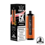 AL FAKHER Crown Bar Hyper Max 15000 Puffs 20MG Disposable Vape Price in Dubai Peach Ice