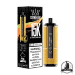 AL FAKHER Crown Bar Hyper Max 15000 Puffs 20MG Disposable Vape Price in Dubai Pineapple Ice