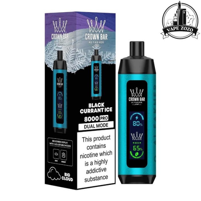 AL FAKHER CROWN BAR PRO 8000 Puffs Disposable Vape in Dubai