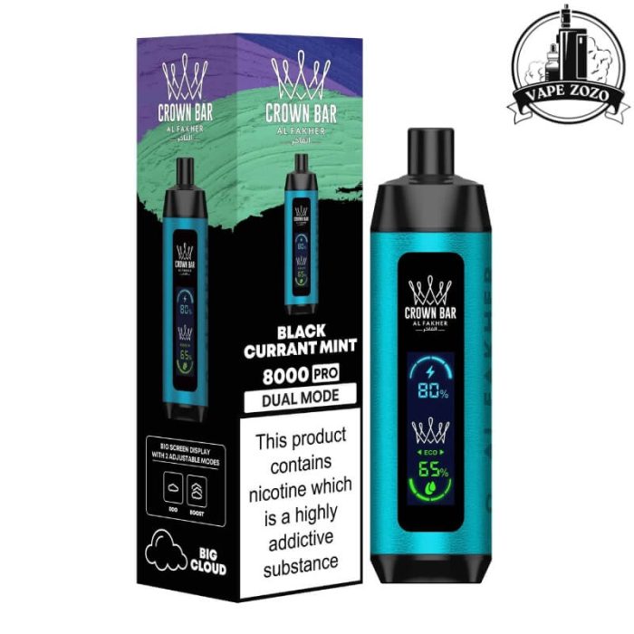 AL FAKHER CROWN BAR PRO 8000 Puffs Disposable Vape in Dubai