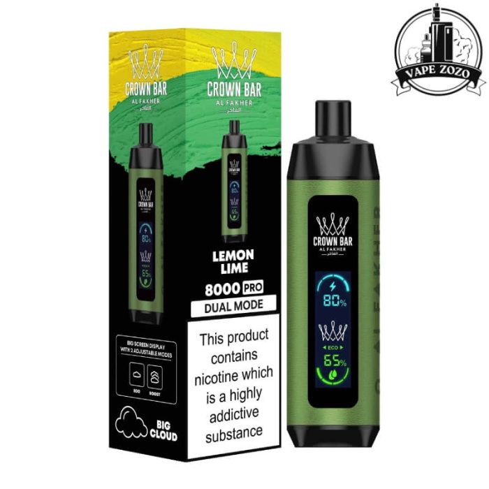 AL FAKHER CROWN BAR PRO 8000 Puffs Disposable Vape in Dubai