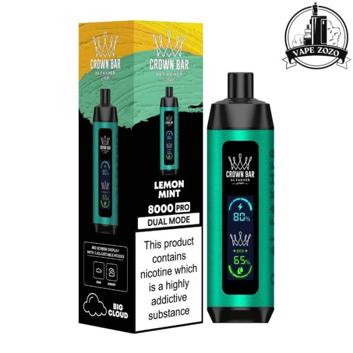 AL FAKHER CROWN BAR PRO 8000 Puffs Disposable Vape in Dubai