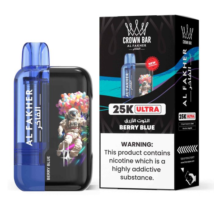 Al Fakher Ultra 25000 Puffs 50MG Disposable Vape Price in Dubai Berry Blue