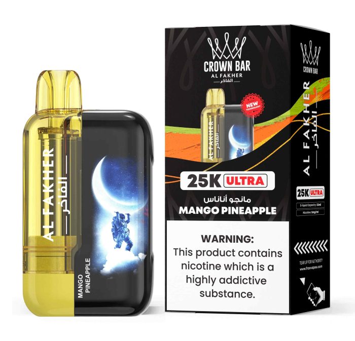 Al Fakher Ultra 25000 Puffs 50MG Disposable Vape Price in Dubai Mango Pineapple