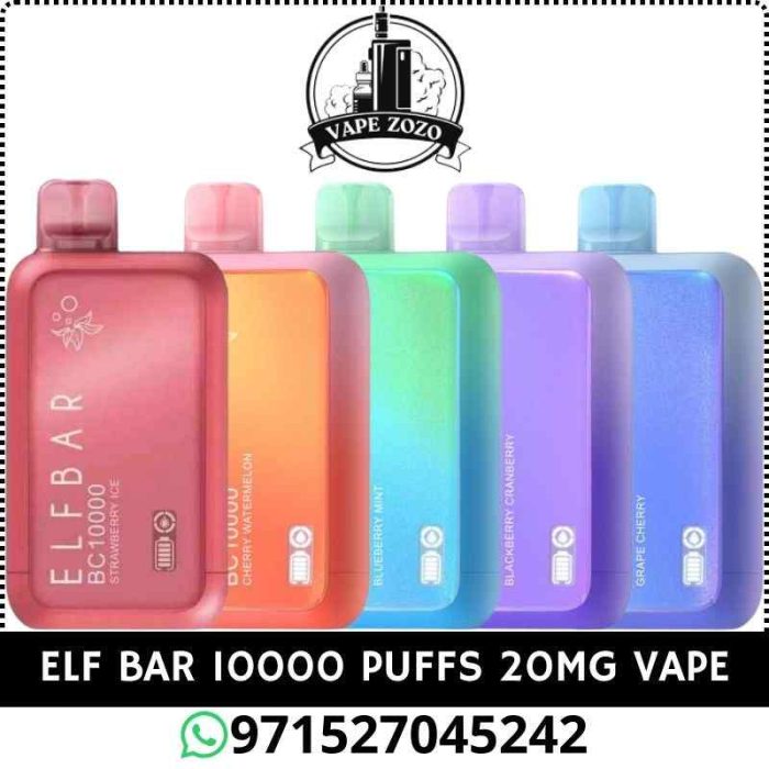 ELF BAR 10000 Puffs 20MG Disposable Vape in Dubai