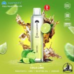 HAYATI Pro Max 4000 Puffs 20MG Disposable Vape Price in Dubai COLA LIME