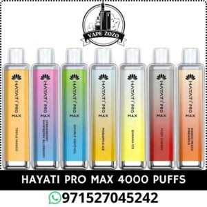HAYATI Pro Max 4000 Puffs 20MG Disposable Vape In Dubai