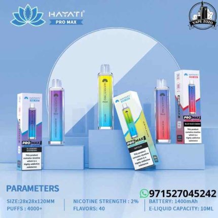 HAYATI Pro Max 4000 Puffs 20MG Disposable Vape in UAE