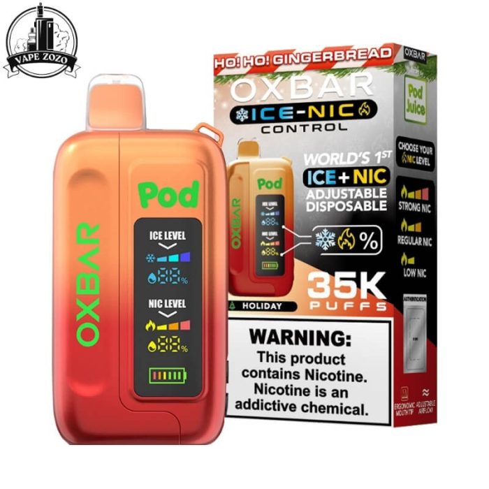 OXBAR Ice-Nic Control 35000 Puffs 50MG Disposable Vape in Dubai