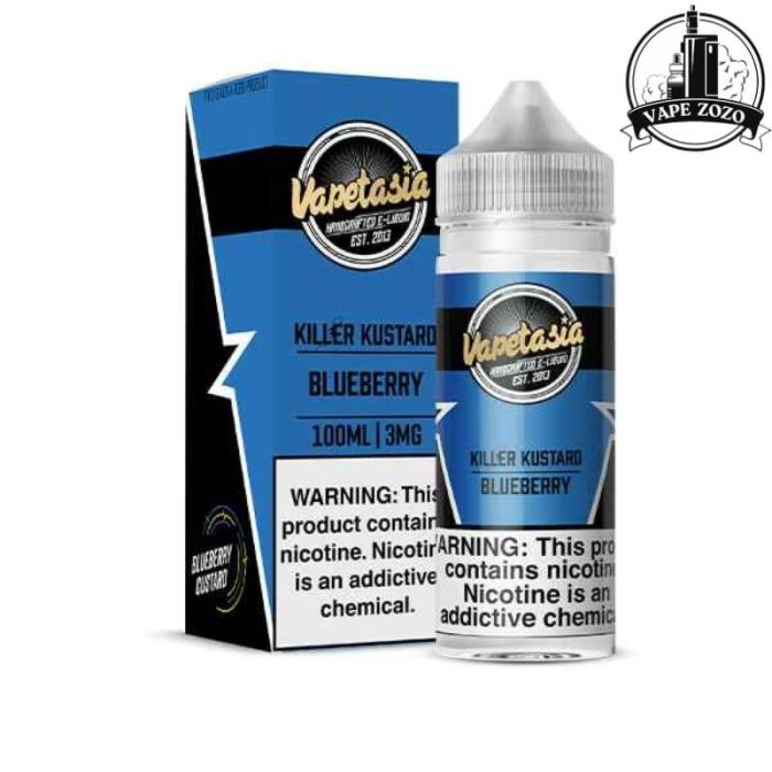 VAPETASIA Killer Kustard 100ml 3mg Vape Juice in Dubai