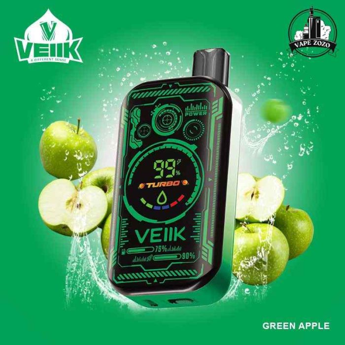 VEIIK Space Mist 25000 Puffs Disposable Vape Price in Dubai Green Apple