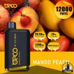 BECO Soft Max 12000 Puffs 20MG Disposable Vape Price in Dubai Mango Peach