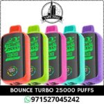BOUNCE Turbo 25000 Puffs 50MG Disposable Vape Price In Dubai