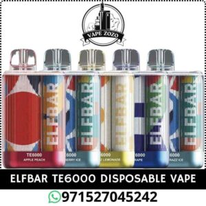 ELFBAR TE6000 (6000 Puffs) 50Mg Disposable Vape Price In Dubai