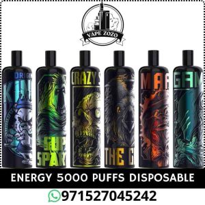 ENERGY 5000 Puffs 50Mg Disposable Vape Price In Dubai