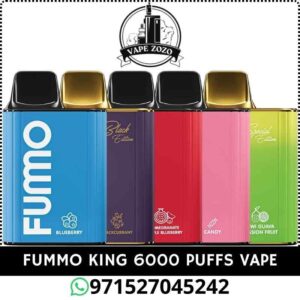 FUMMO King 6000 Puffs 20MG Disposable Vape Price In Dubai