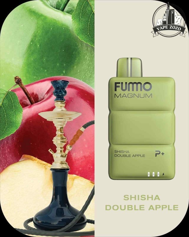 FUMMO Magnum 8000 Puffs 20MG Disposable Vape Price in Dubai SHISHA DOUBLE APPLE