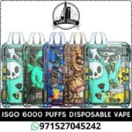 ISGO 6000 Puffs 50Mg Disposable Vape Price In Dubai