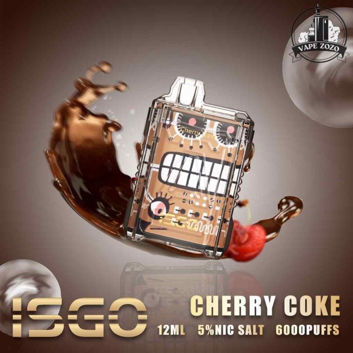 ISGO 6000 Puffs 50Mg Disposable Vape Price in Dubai Cherry Coke