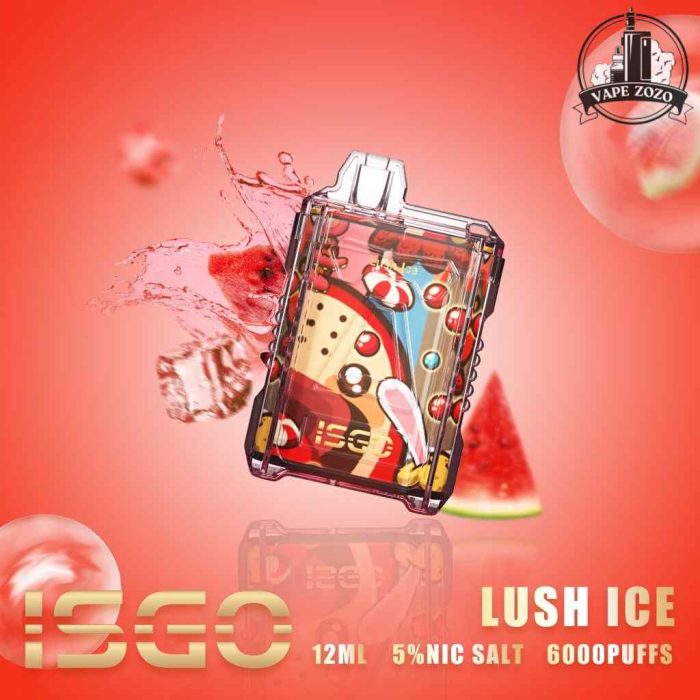 ISGO 6000 Puffs 50Mg Disposable Vape Price in Dubai Lush Ice