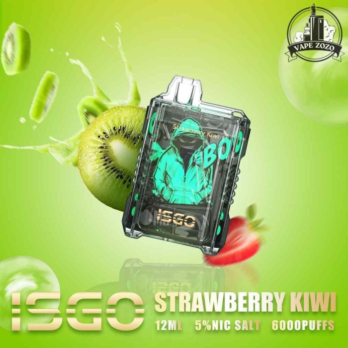 ISGO 6000 Puffs 50Mg Disposable Vape Price in Dubai Strawberry Kiwi