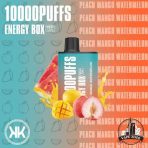 KK ENERGY Box 10000 Puffs 50MG Disposable Vape Price in Dubai Peach Mango Watermelon