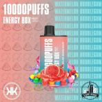 KK ENERGY Box 10000 Puffs 50MG Disposable Vape Price in Dubai Watermelon Bubblegum