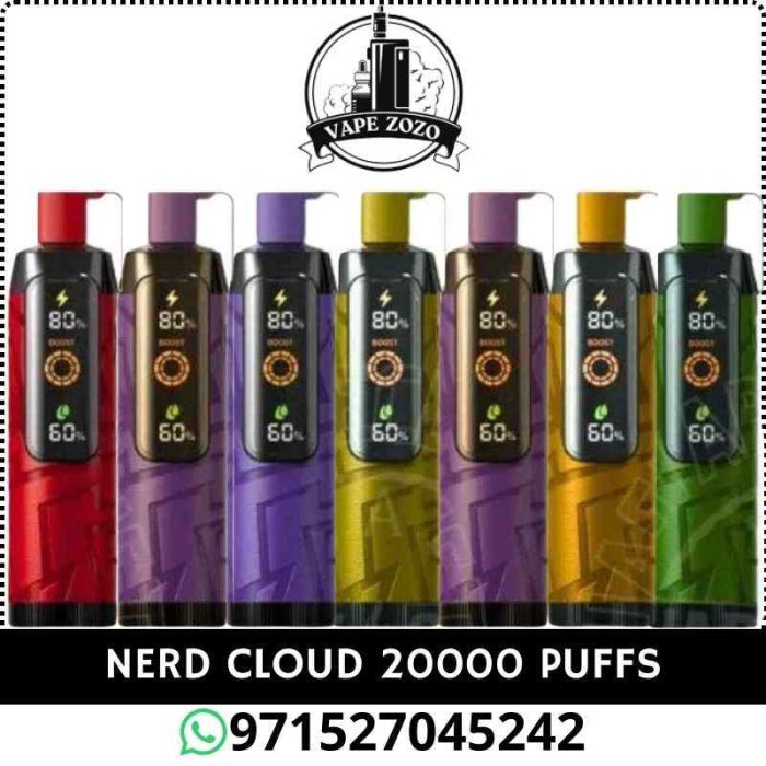 NERD Cloud 20000 Puffs 20MG Disposable Vape in Dubai