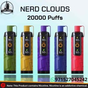 NERD Cloud 20000 Puffs 20MG Disposable Vape in UAE