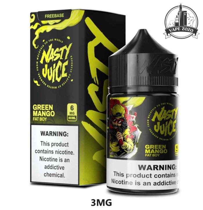 Nasty Juice 3mg Nicotine 60ml E Liquid Price in Dubai Green Mango