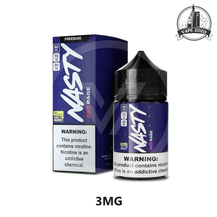 Nasty Juice 3mg Nicotine 60ml E Liquid Price in Dubai Red Rage