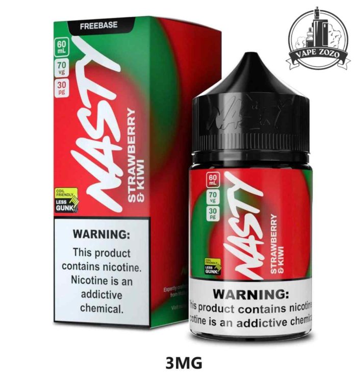 Nasty Juice 3mg Nicotine 60ml E Liquid Price in Dubai Strawberry Kiwi