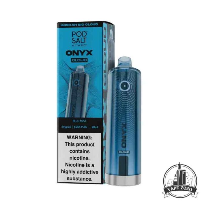 POD SALT Onyx Cloud 25000 Puffs 5mg Disposable Vape Price in Dubai Blue Mist