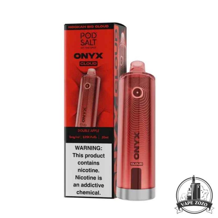 POD SALT Onyx Cloud 25000 Puffs 5mg Disposable Vape Price in Dubai Double Apple