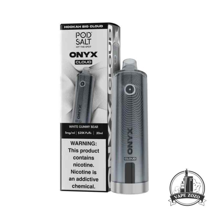 POD SALT Onyx Cloud 25000 Puffs 5mg Disposable Vape Price in Dubai White Gummy Bear