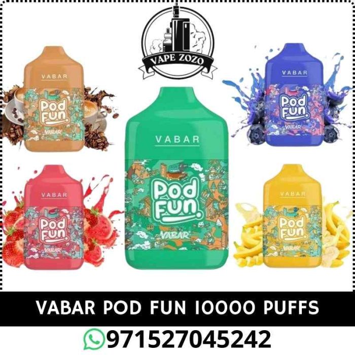 VABAR Pod Fun 10000 Puffs 50Mg Disposable Vape Price in Dubai