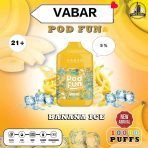 VABAR Pod Fun 10000 Puffs 50Mg Disposable Vape Price in Dubai BANANA ICE