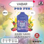 VABAR Pod Fun 10000 Puffs 50Mg Disposable Vape Price in Dubai BLUE RAZZ LEMONADE