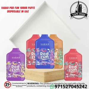 VABAR Pod Fun 10000 Puffs 50Mg Disposable Vape in Dubai