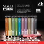 VGOD POD 1K 1500 Puffs 50mg Disposable Vape in AE