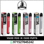 VGOD POD 1K 1500 Puffs 50mg Disposable Vape In Dubai